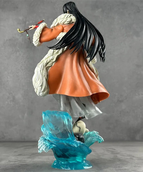 36cm One Piece Boa Hancock Chinese Style Cheongsam Anime Girl Figure Model Statue Boy Collection Desktop Decoration Ornament Toy