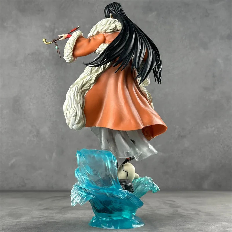 36cm One Piece Boa Hancock Chinese Style Cheongsam Anime Girl Figure Model Statue Boy Collection Desktop Decoration Ornament Toy
