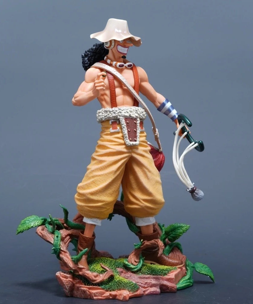 25cm/9.84in Anime One Piece Figure Usopp Action Figures Pvc Statue Desktop Ornamen Collection Model Toys Gifts
