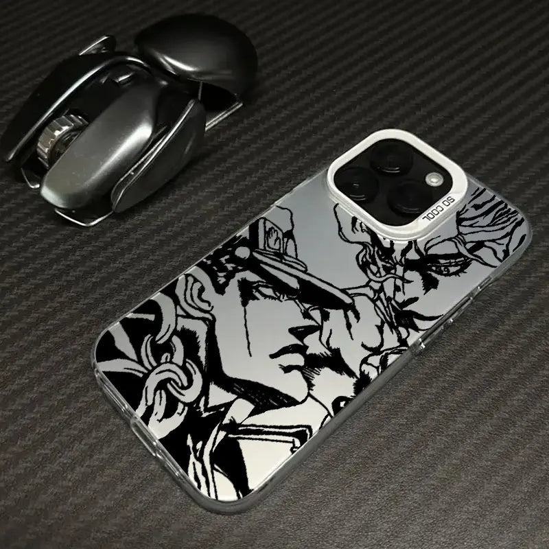 JoJos Bizarre Adventure Art Coque For Apple iPhone 16e 16 14 15 13 11 Pro Max Case 15 Plus 12 13 Mini 16e Shockproof Phone Cover