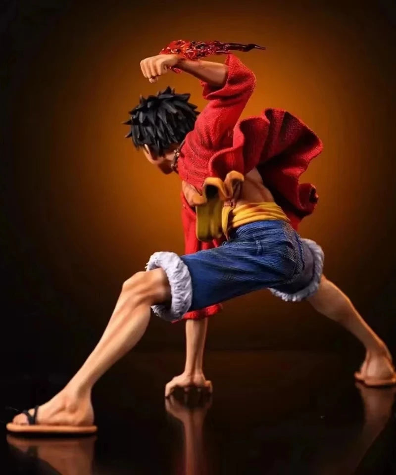 18cm One Piece Monkey D. Luffy Luffy Figures Battle Style Action Figures Anime Collection PVC Model Doll Toys Kid Birthday Gifts
