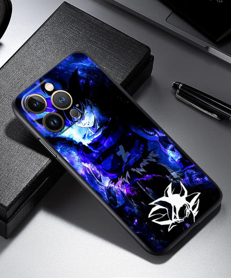 Dragon Ball Z Logo Black TPU Case – iPhone 7 to 15 Pro Max