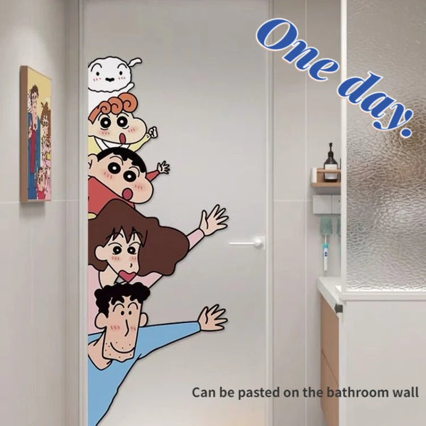 Crayon Shin-chan Window Wall Stickers — Funny Decals