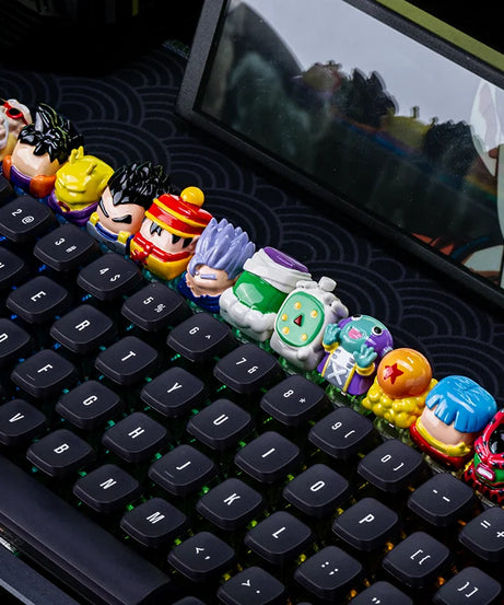 Dragon Ball Son Goku Son Gohan Trunks Master Roshi Character Keycap Creative Single Keycap Mechanical Keyboard Woting Keycaps
