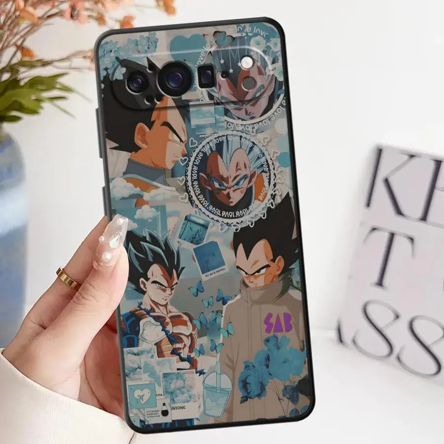 DragonS BallS Vegeta Art Case for Google Pixel 7a 8 Pro 6a 7 Pro 9 Pro XL 9a 6 Pro 8a Soft Cover