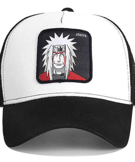 New Naruto Uchiha Summer Travel Peaked Men's Embroidery Hip-Hop Style Sun Visor Adjustable Trucker Mesh Cap Festive Gift