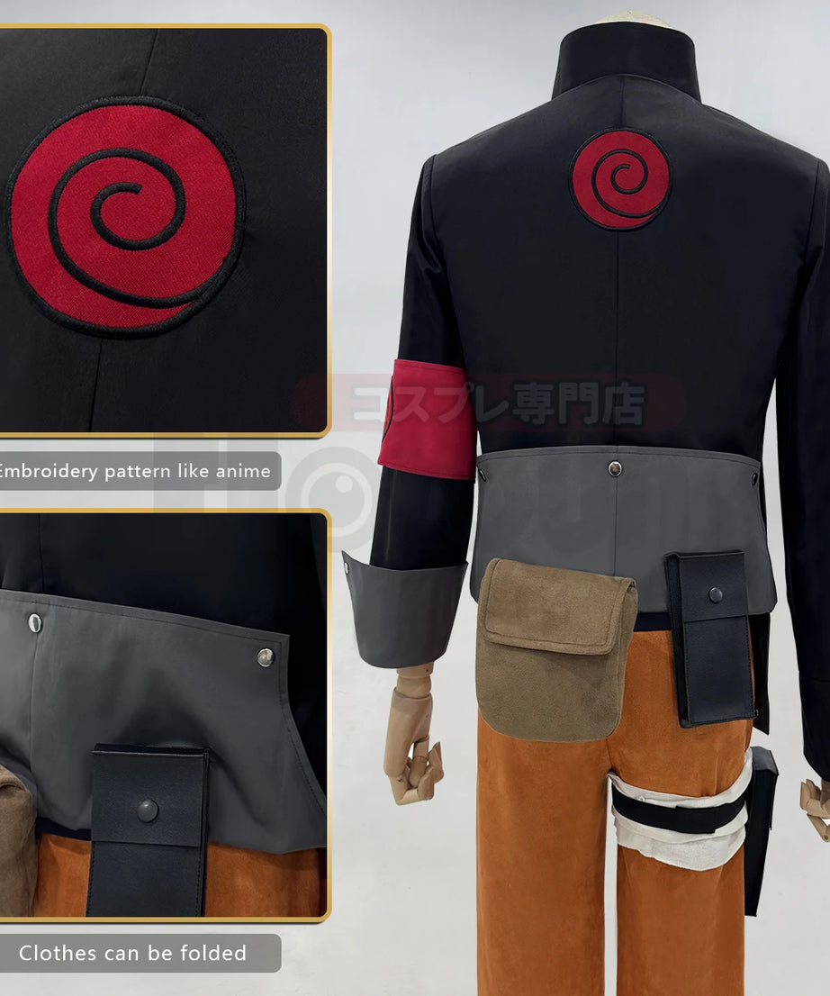 Naruto Uzumaki Cosplay Costume – Adult Unisex Full Set for Halloween & Conventions