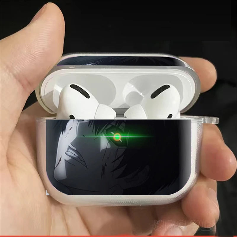 Tokyo Ghoul Anime Kaneki Ken Soft silicone TPU Case For AirPods Pro 2 1 2 3 Silicone Wireless Bluetooth Earphone Box Cover