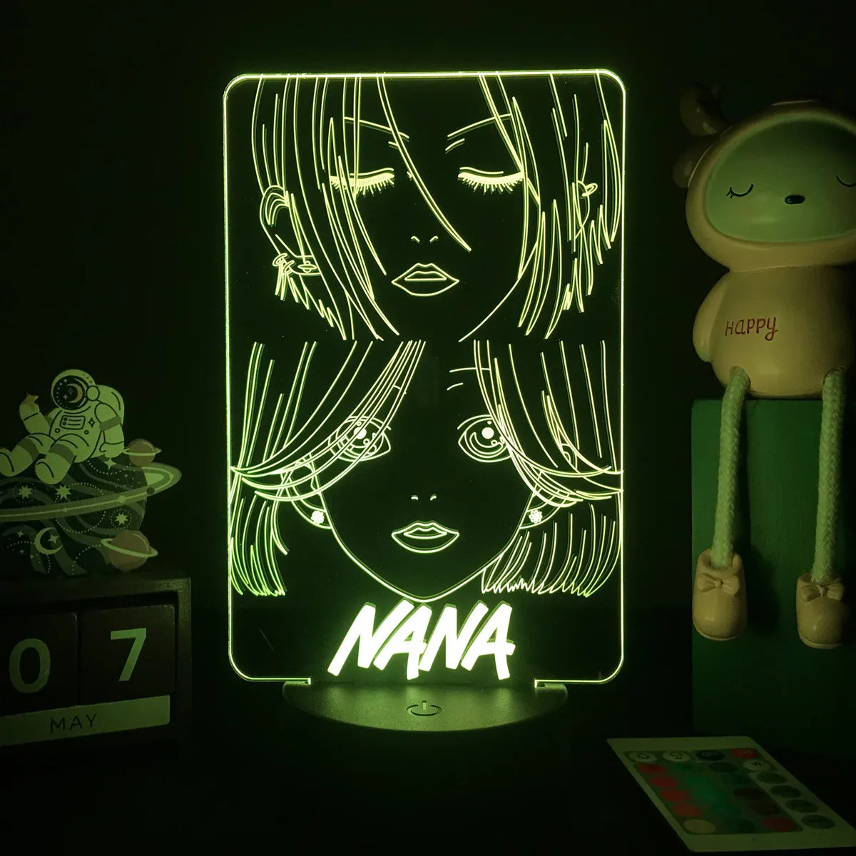 Anime Nana 3D LED Nightlight for Bedroom Decor Table Lamp Nana Osaki Figure Kids Child Girls Light Manga