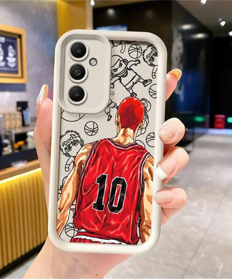 Slam Dunk Anime Phone Case – Soft Cover for Samsung Galaxy A15–A55 (4G/5G)