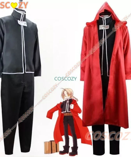Fullmetal Alchemist Edward Elric Cosplay Costume - Custom Size
