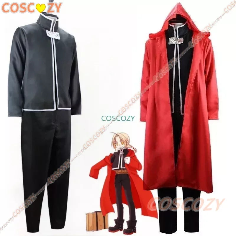 Fullmetal Alchemist Edward Elric Cosplay Costume — Custom Size 8