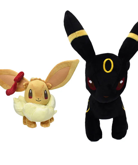35cm Cute Pokemon standing posture Super Mega Eevee Plush Doll Pillow Decoration Birthday Gift Toy