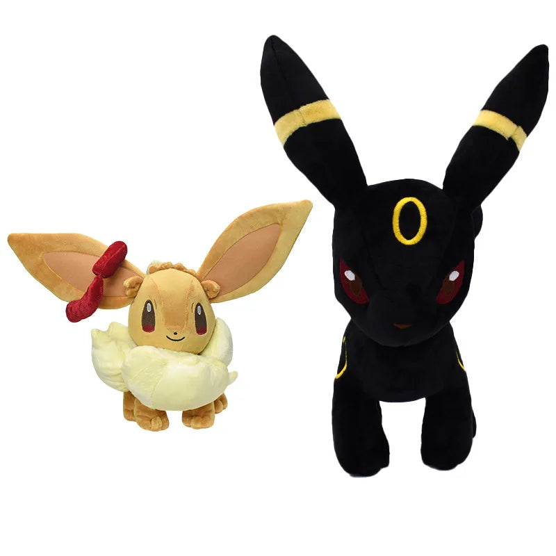 35cm Cute Pokemon standing posture Super Mega Eevee Plush Doll Pillow Decoration Birthday Gift Toy