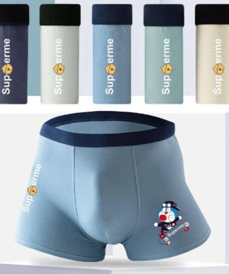 Doraemon Cartoon Boxer Shorts – Cute & Comfy Breathable Underwear