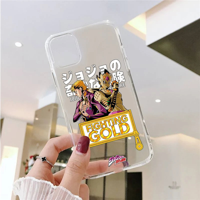 JoJo's Bizarre Adventure JoJo Anime Phone Cover For iPhone 11 12 13 14 15 16 17 Pro Max 16 15 14 Plus 17AIR Soft Silicone Case