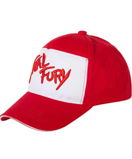 New Terry Bogard Blue Baseball Cap King of Fighters Embroidery Cotton Fatal Fury Hat Cosplay Adjustable Outdoor Sports Sunhat