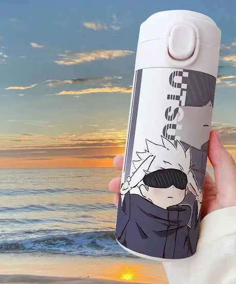 Gojo Satoru Jujutsu Kaisen Thermos Bottle – Anime Stainless Steel Water Cup
