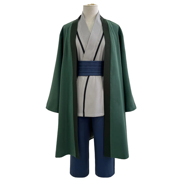 Anime Tsunade Cosplay Costume – Embroidered Haori, Top, Pants & Belt Set