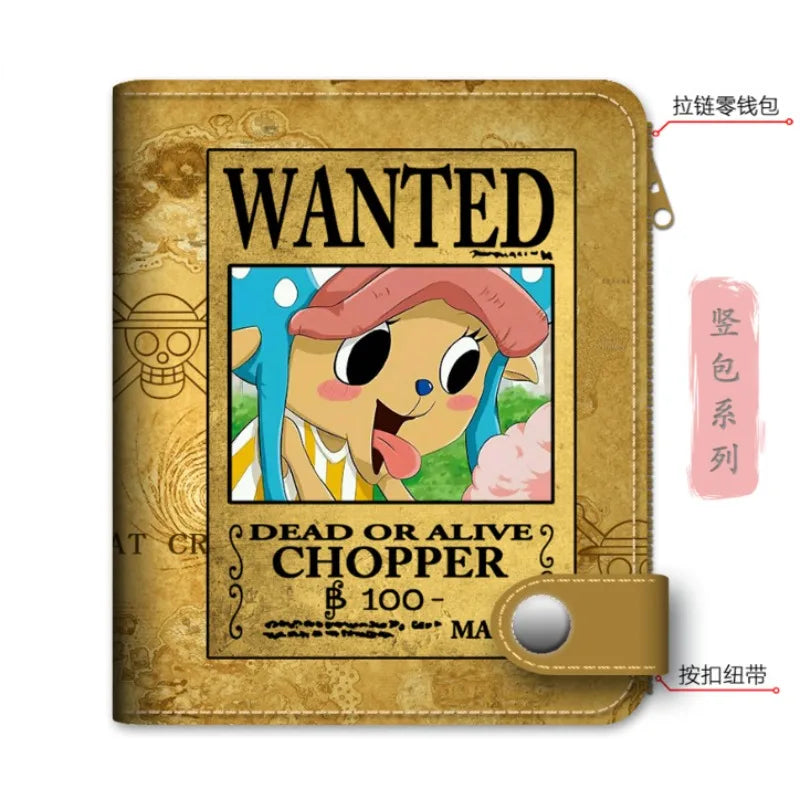 One Piece PU Wallet — Luffy, Zoro & Ace Bounty (Card Holder) 7