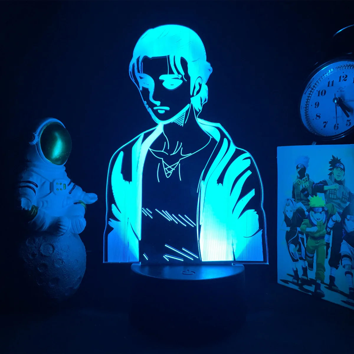 Anime 3D Lamp Attack on Titan Acrylic Luminous Stand Mikasa Ackerman Eren Yeager Action Figure For Kids Children Gifts