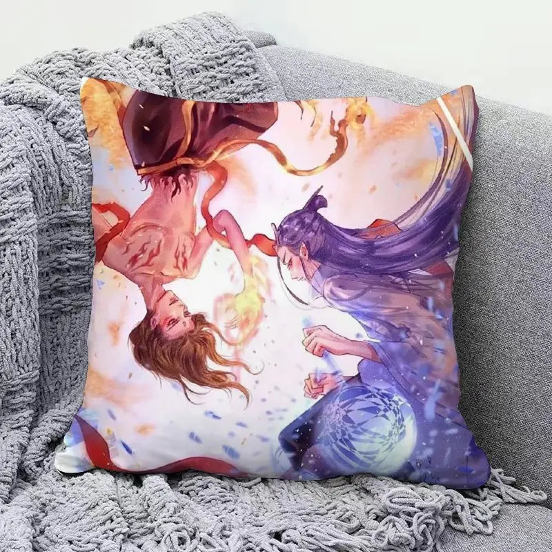 Ne Zha anime peripherals pillows cute personality creative fashion living room sofa bedroom cushions holiday gift