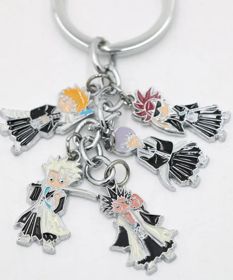 My Hero Academia Anime Metal Keychain With Midoriya Izuku Cosplay Accessories Colorful Pendant for Gift