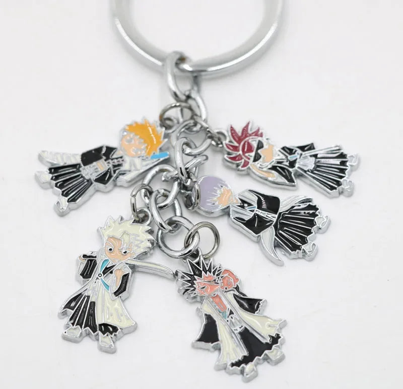 My Hero Academia Anime Metal Keychain With Midoriya Izuku Cosplay Accessories Colorful Pendant for Gift