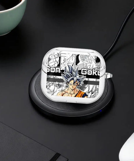 Case For Samsung Galaxy Buds 4 Pro 2 2Pro 4Pro Live 3 FE 3Pro Clear Earphone Cases Cover With Hook Son Gokus And Frieza