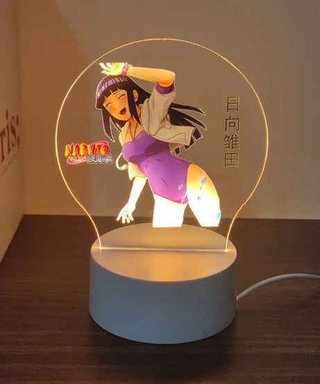 New Animation Naruto anime peripheral light-up stand night light Naruto Sasuke Uchiha Itachi Gaara Kakashi Tsunade holiday gift