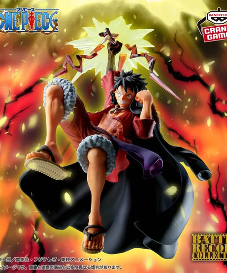 BATTLE RECORD COLLECTION Special One Piece Monkey D Luffy Figure Anime Model Genuine Boxed Toy