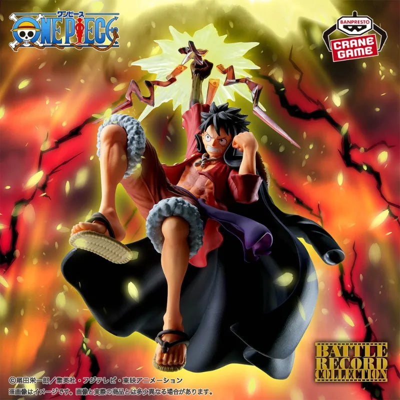 BATTLE RECORD COLLECTION Special One Piece Monkey D Luffy Figure Anime Model Genuine Boxed Toy