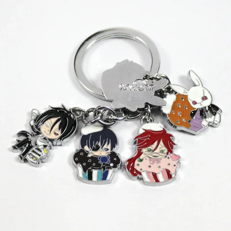 My Hero Academia Anime Metal Keychain With Midoriya Izuku Cosplay Accessories Colorful Pendant for Gift