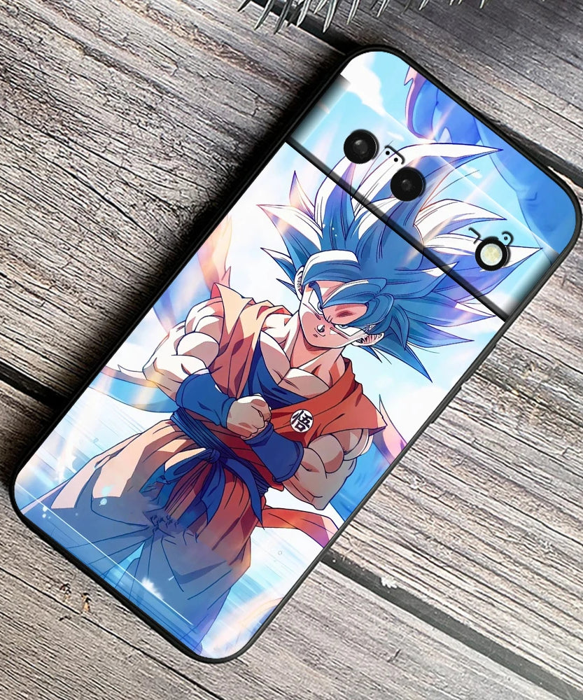 Dragon Ball Z Shockproof Case – Goku Edition for Google Pixel 4–9 Series