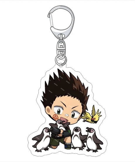 Anime Sakamoto Days NEW Acrylic Acrylic Fun Keychain Animation Related Product Girl Gift Key Chain Bag Charm Q version Pendant