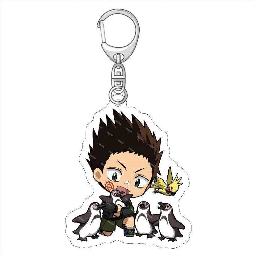 Anime Sakamoto Days NEW Acrylic Acrylic Fun Keychain Animation Related Product Girl Gift Key Chain Bag Charm Q version Pendant