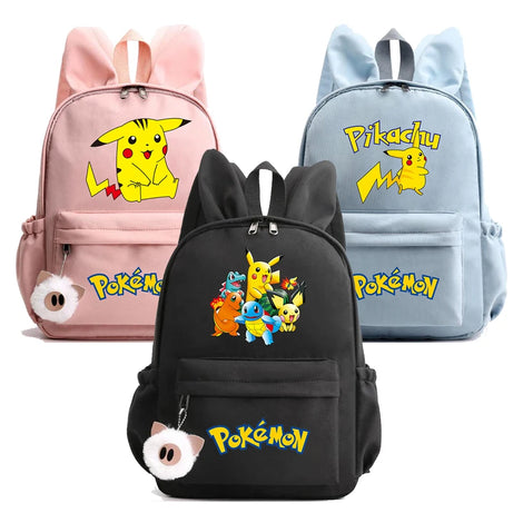 Pokemon Pikachu Anime Backpack for Boys and Girls