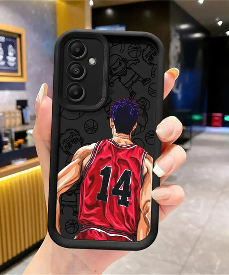 Slam Dunk Anime Phone Case – Soft Cover for Samsung Galaxy A15–A55 (4G/5G)