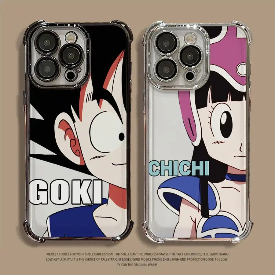 Dragon Ball Anime Phone Case – Cute Cartoon Soft Shell for iPhone 11–16 Pro Max
