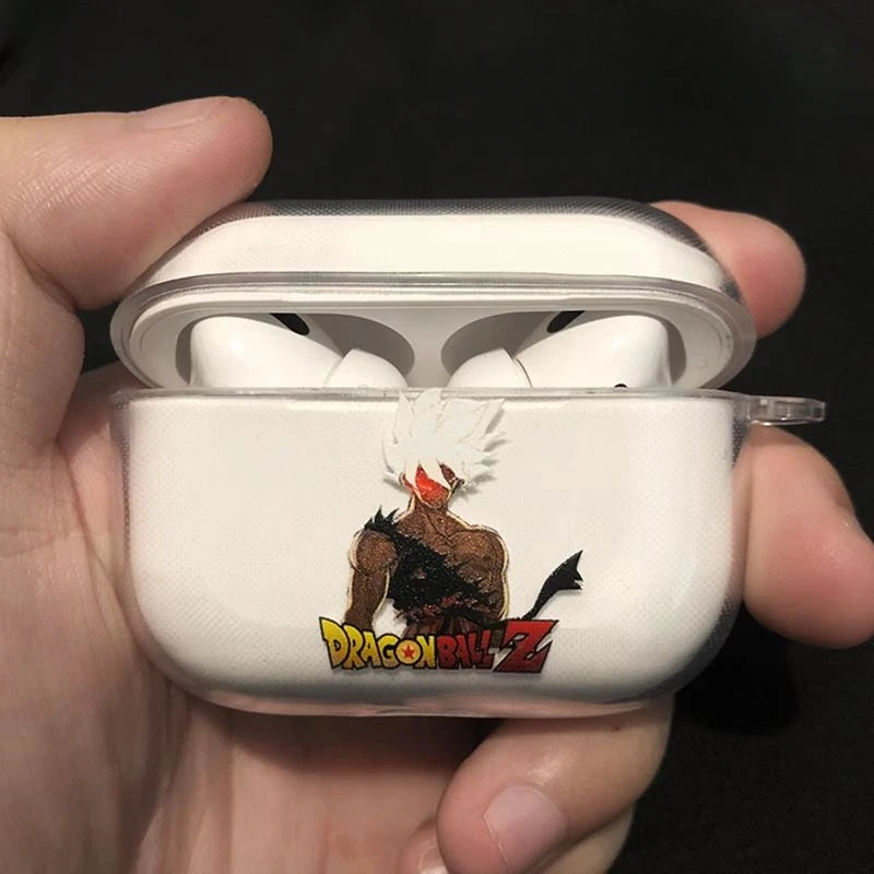 Dragon Ball Son Goku Earphone Case for Airpods Pro Pro2 3 Anime Transparent Wireless Earphone Protective Cover Shockproof Shell
