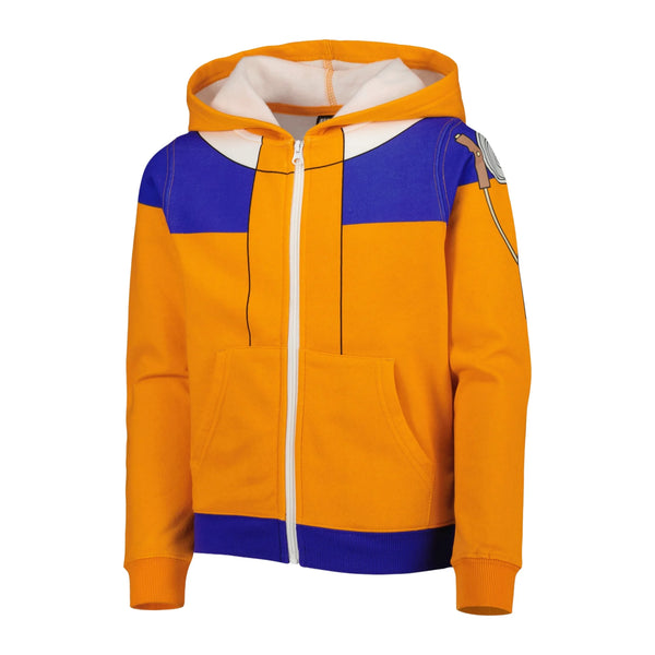 Naruto Boyhood Uzumaki Inspired Cosplay Zip-Up Hoodie – Casual Family Autumn Winter Sweatshirt