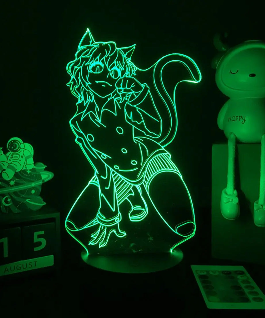 HUNTER Night Light Anime Peripherals Personality Creativity Killua Sissoe Table Lamp Desktop Decoration Bedroom holiday gift