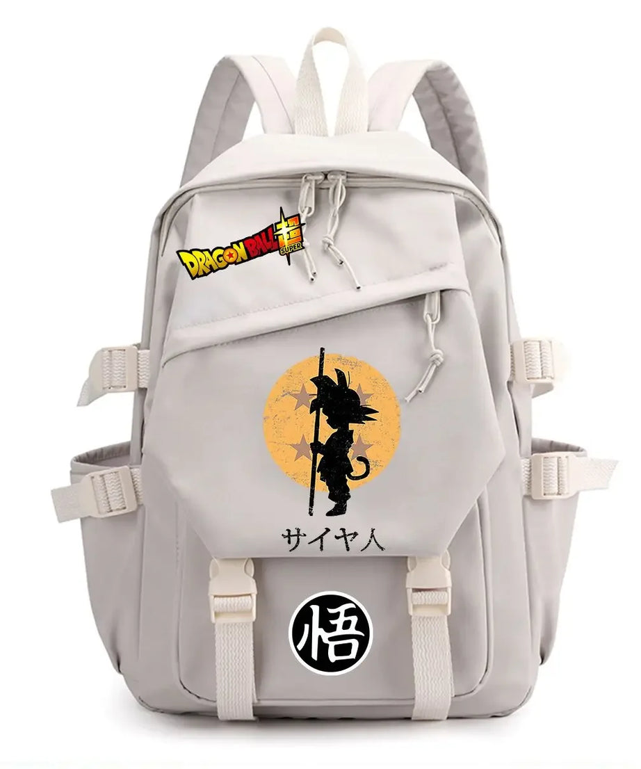 Goku Dragon Ball Backpack – Anime Canvas Bag for School & Travel