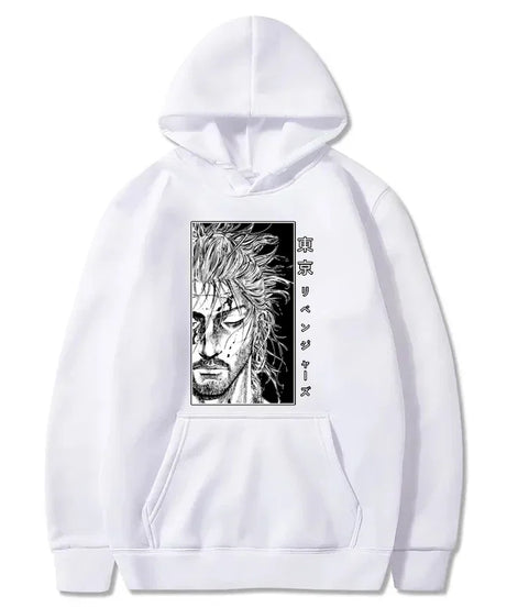 Manga VAGABOND Miyamoto Musashi Print Man Hoodies Acg Fans Streetwear Hipster Otaku Clothing Casual Girl Sweatshirts