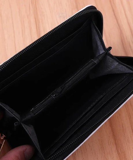 Anime Tsuyuri Kanao Kamado Tanjirou Nezuko Wallet Cosplay Portable Mini Zero Purse PU Leather Multi-Layer Wallets