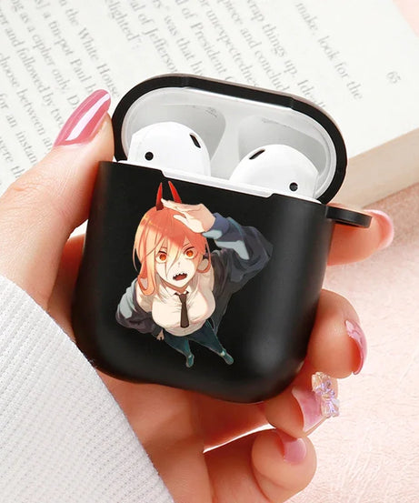 Anime Chainsaw Man Airpods Case for Apple Airpods Pro 2 1 2 3 Protective Denji Makima Aki Pochita Airpods Pro Case