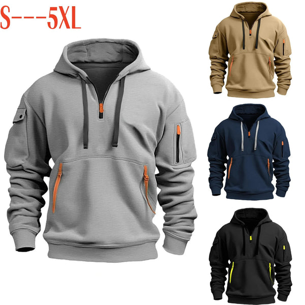 Anime Naruto Half-Zip Graphic Hoodie – Premium Long Sleeve Harajuku Pullover for Men & Women