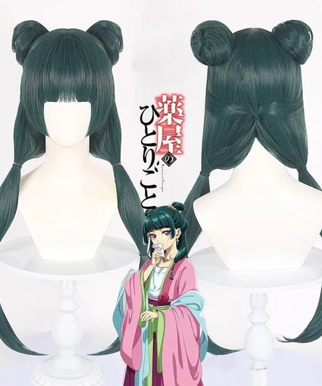 Maomao Cosplay Costume Wig Anime The Apothecary Diaries Pink Dress Halloween Party for Women