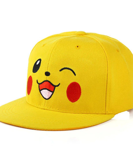 Fashion Pokemon Baseball Cap Anime Adjustable Cosplay Hat Kawaii Hip Hop Hat Adult Children Hats Toy Charm Birthday Gift