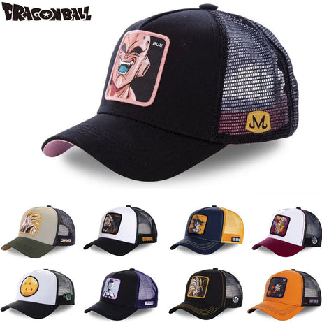 Dragon Ball Z Men's Caps Goku Hat Men's and Women's Baseball Caps Summer Sun Visor Gift Cap Apparel Accessories